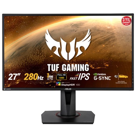 ASUS TUF Gaming VG279QM 27" Full HD 280Hz Monitor - Exceptional Clarity & Smooth Performance